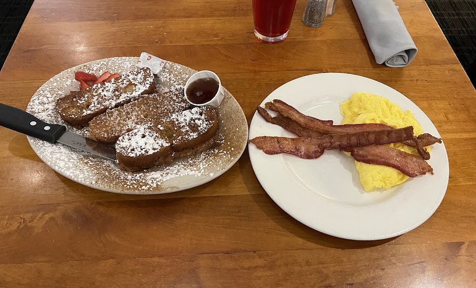Ciabatta French Toast Breakfast