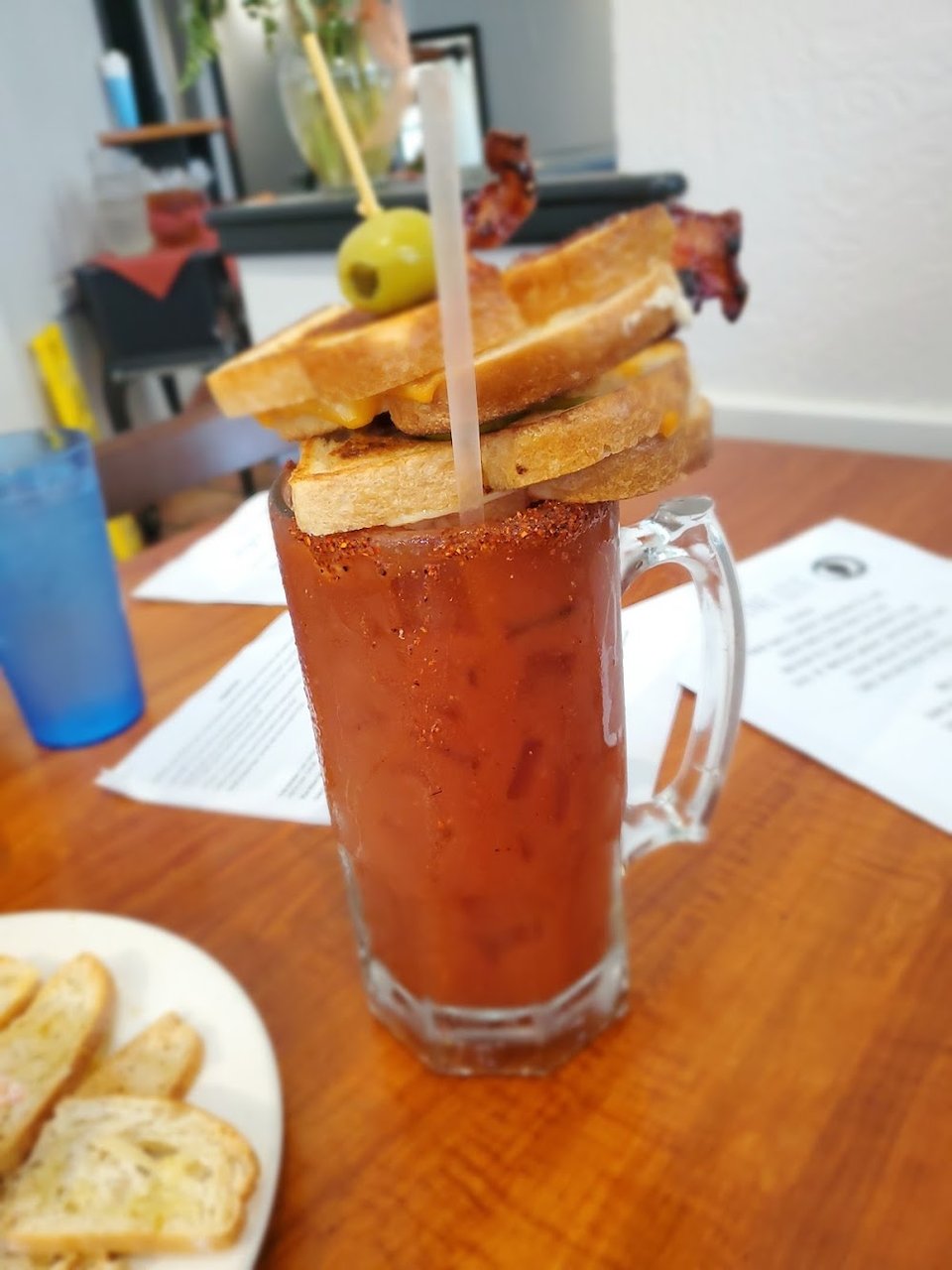 Bloody Mary Grilled Cheese